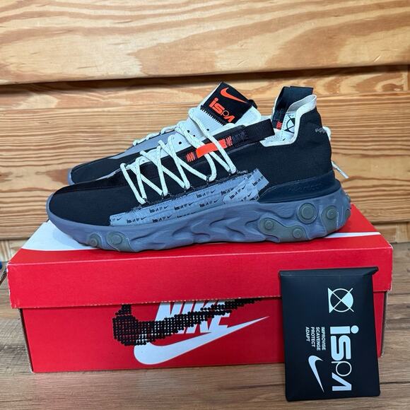 Nike React WR ISPA Black Metallic Silver Gunsmoke main image 8